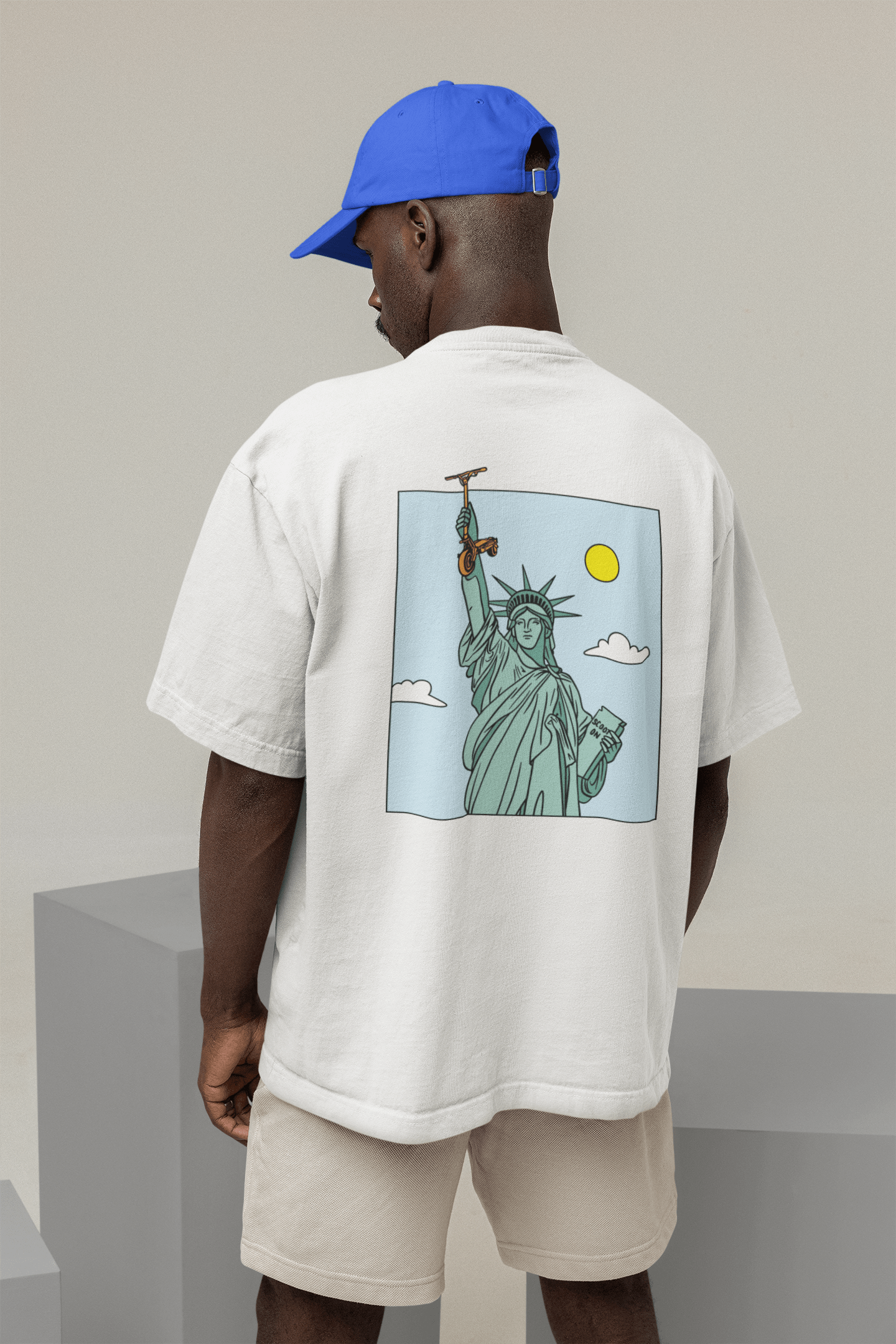 Statue of Scooter Liberation T-Shirt